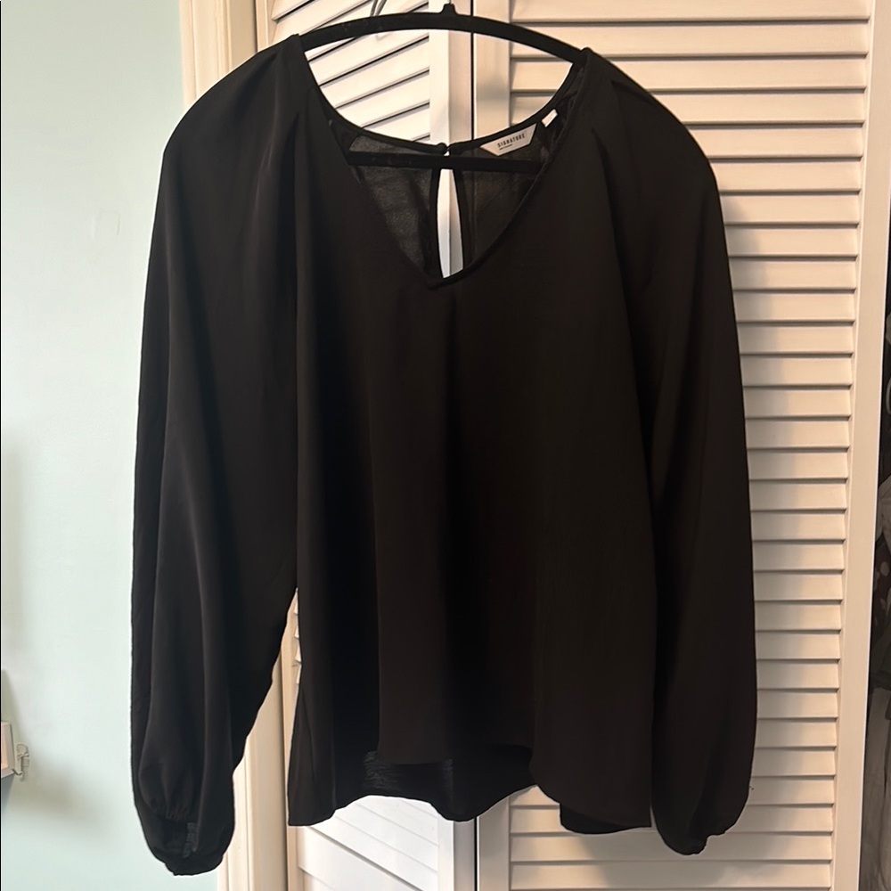 Elegant Black Women's Top